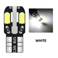 10pcs  W5W Led T10 Canbus Led Bulbs 8Pcs 5730 SMD 168 194 LED Interior Map Dome Lights Auto Clearance Light Parking Signal Lamp