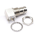 50/75ohm Four-pin BNC socket welding board BNC-KYE connector BNC-KE curved four-pin board Q9 female seat copper