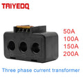 Three Phase 0.5 Class Current Transformer CT5 AC Current Transformer 50A 100A 200A Current Sensor