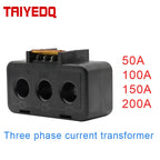 Three Phase 0.5 Class Current Transformer CT5 AC Current Transformer 50A 100A 200A Current Sensor