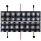 1~2PCS WS2812B 8X8 16X16 8X32 LED Pixel Panel Flexible Matrix Screen WS2812 RGB Led Module Individually Addressable IC DC5V