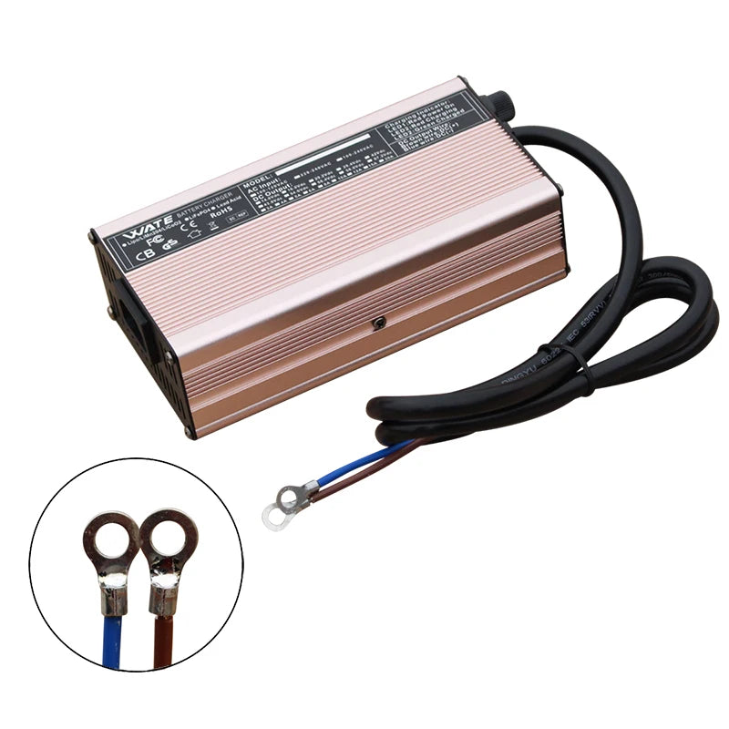 29.4V 20A Charger Smart Aluminum Case Is Suitable For 7S 24V Li-ion Lipo Battery Fast Charger