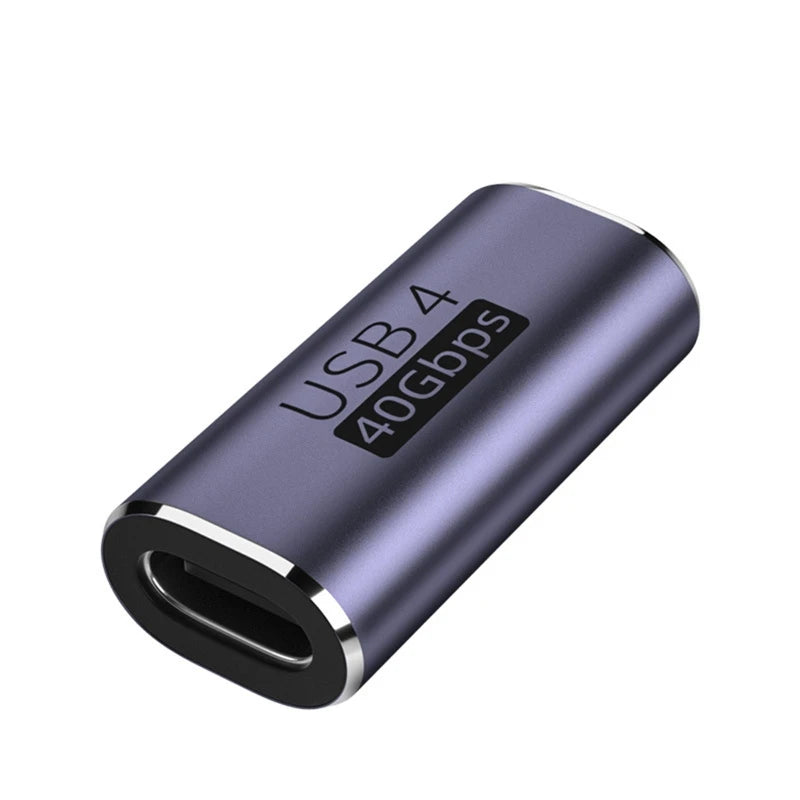 USB C Right Angle U-Shape Straight Angle Adapter Type C to Type C 40Gbps Fast Data Adapter Converter Charging Adapters