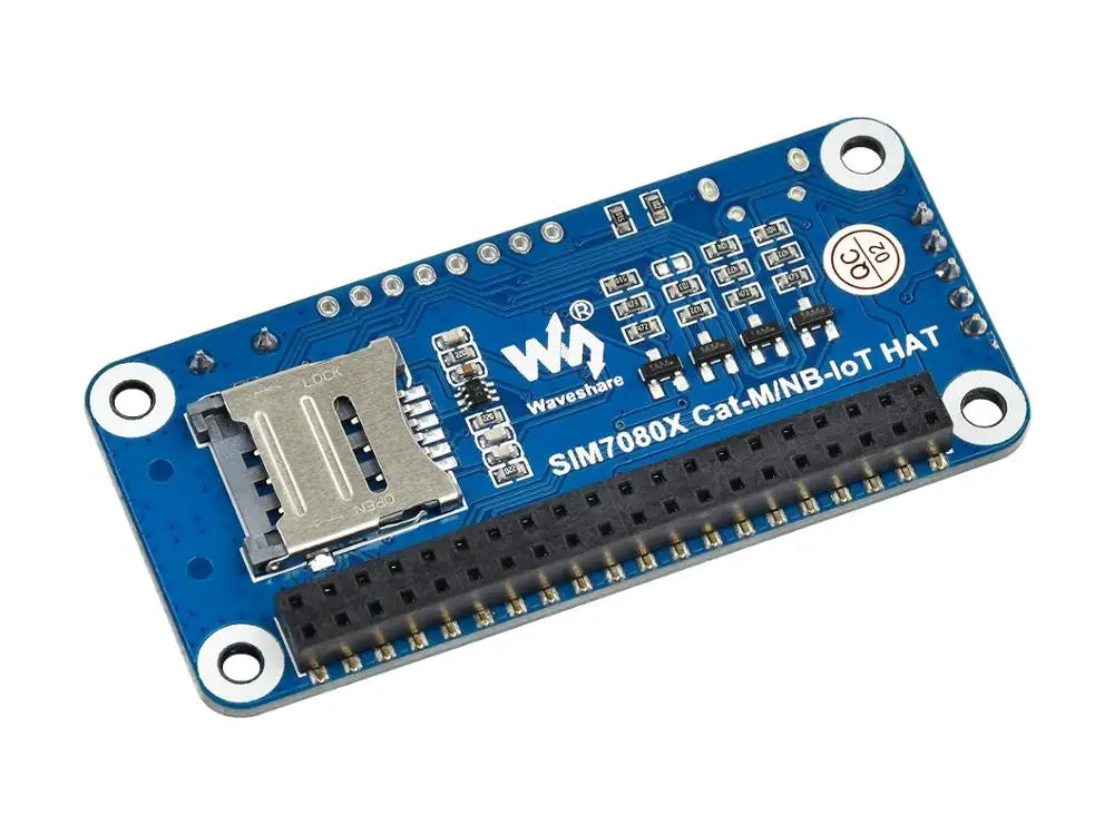 Waveshare SIM7080G HAT NB‑IoT Cat‑M EMTC GNSS Module for Raspberry Pi Global Band IoT Communication Expansion Board