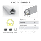 WS2812B WS2815 Neon Silica Gel Tube IP67 Waterproof Outdoor For WS2811 WS2813 SK6812 5050 Addressable RGB LED Strip