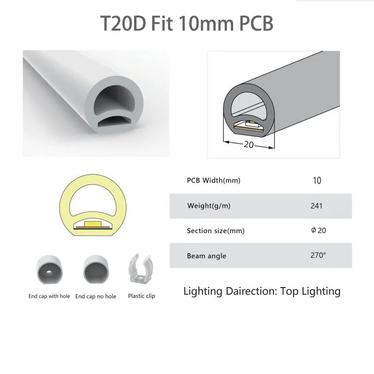 WS2812B WS2815 Neon Silica Gel Tube IP67 Waterproof Outdoor For WS2811 WS2813 SK6812 5050 Addressable RGB LED Strip