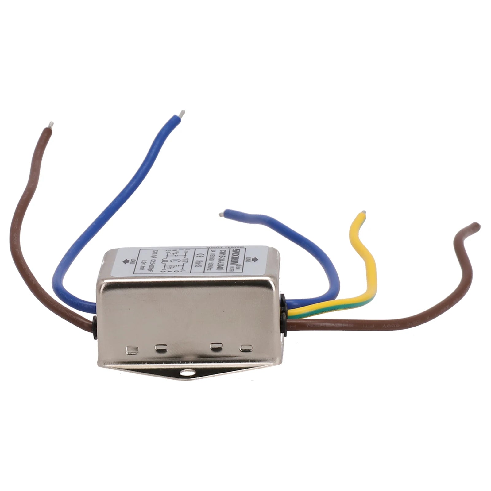 Power Filter Line Audio Purifier CW1BL AC 250V AntiInterference Designed for Electrical and Household Equipment Rated 3A 6A 10A