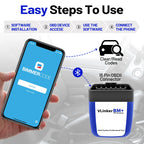 Vgate VLinker BM+ ELM327 BimmerCode Auto Code Reader BLE Diagnostic Tool Car Scanner ELM 327 OBD2 Bluetooth 4.0/3.0 V1.5