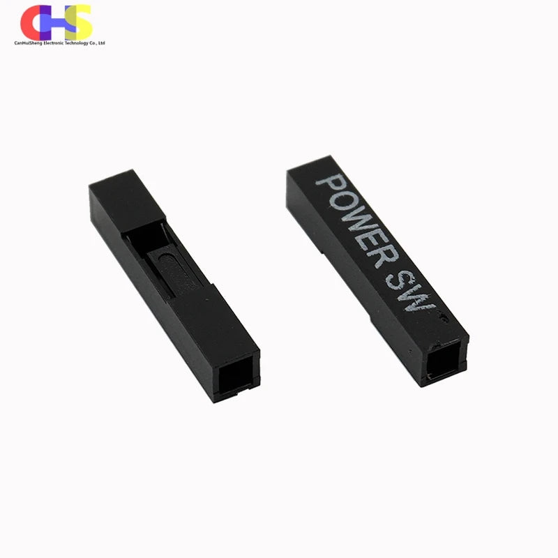 100/1000pcs 2.54mm 1P DuPont Plastic Shell Printing Font POWER SW / POWER LED+ / POWER LED- Wiring Terminal Housing Connector