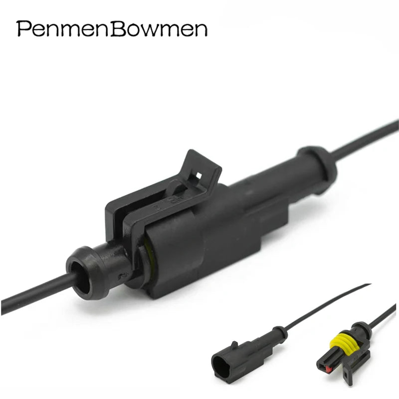 1 Set 1 2 3 4 5 6 Pin Auto Xenon Lamp Electrical Cable Connectors Waterproof Female Male Wire Harness Plug for Car Motorcycle