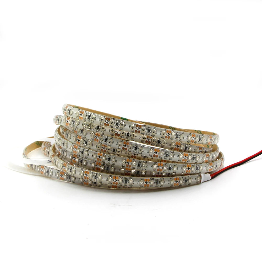 DC 12V SMD 3528 5050 Flexible LED Strip Orange Light 60/120 LEDs per Meter DIY Car Chassis Lighting Strip for Vehicle