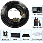 RG58 BNC Q9 male TO BNC Male 50-3 50ohm Connector RF pigtail cable 50ohm Coax Coaxial Cable 15/50cm 1/2/3/5/10/15/20/30/50m