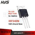 10-20-50-100PCS TO-220 IRF540N IRF540 IRF540NPBF 100V 33A MOSFET Field effect transistor Best quality