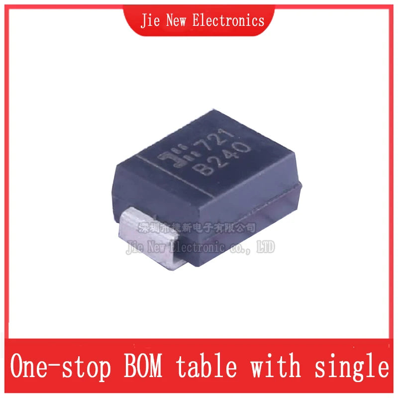 20PCS SMB(DO-214AA) B2100-13-F B220-13-F B230-13-F B240-13-F B250-13-F B260-13-F SMD Schottky Diode