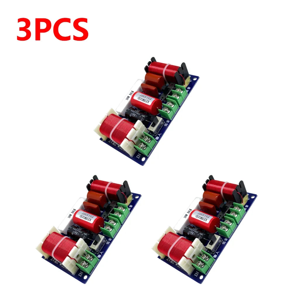 1-5pcs 2-Way 250W Speaker Crossover 2500-3000Hz Treble Medium Bass Filter Frequency Divider HiFi Stereo Audio Crossover Filter