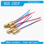 10pcs Laser Diode 650nm 3V 5V Adjustable Laser Dot Diode Module Red Sight Copper Head