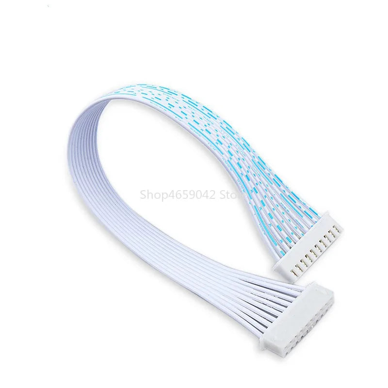 5Pcs XH2.54mm Pitch Connector Cable 2-12P Single/Double Head 24AWG 2468 Blue White Wire 10/20/30cm