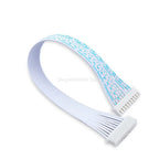 5Pcs XH2.54mm Pitch Connector Cable 2-12P Single/Double Head 24AWG 2468 Blue White Wire 10/20/30cm