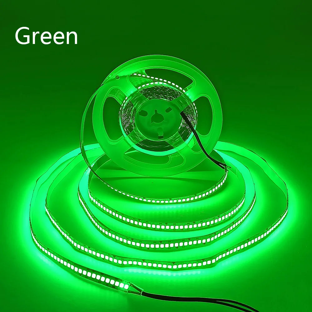 240LEDs/m LED Strip 2835 DC12V 24V Home Light Strip 5M 1200LEDs High Light Red Green Blue Flexible And Cuttable Soft Lamp Bar