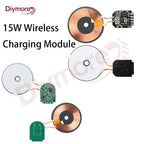 15W Wireless Charging Module Transmitter PCBA Wireless Charger Motherboard Magnetic Wireless Charging Motherboard + Coil