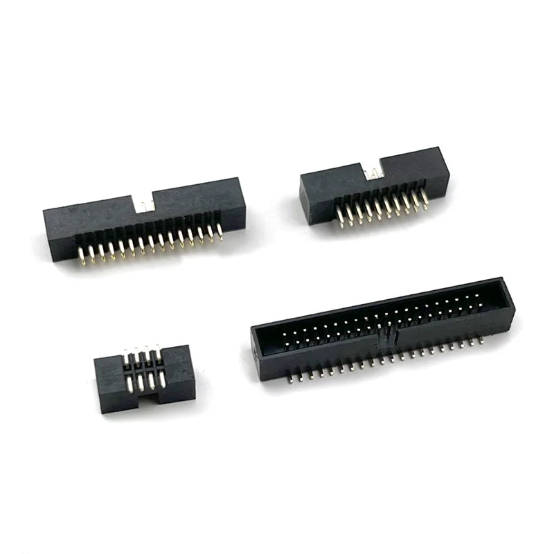 5Pcs DC3 Dual Row Male Connector PCB Header 1.27mm 2.0mm 2.54mm Pitch, Straight/RA/SMT Pin Header for Electronics(6-40 Pins)