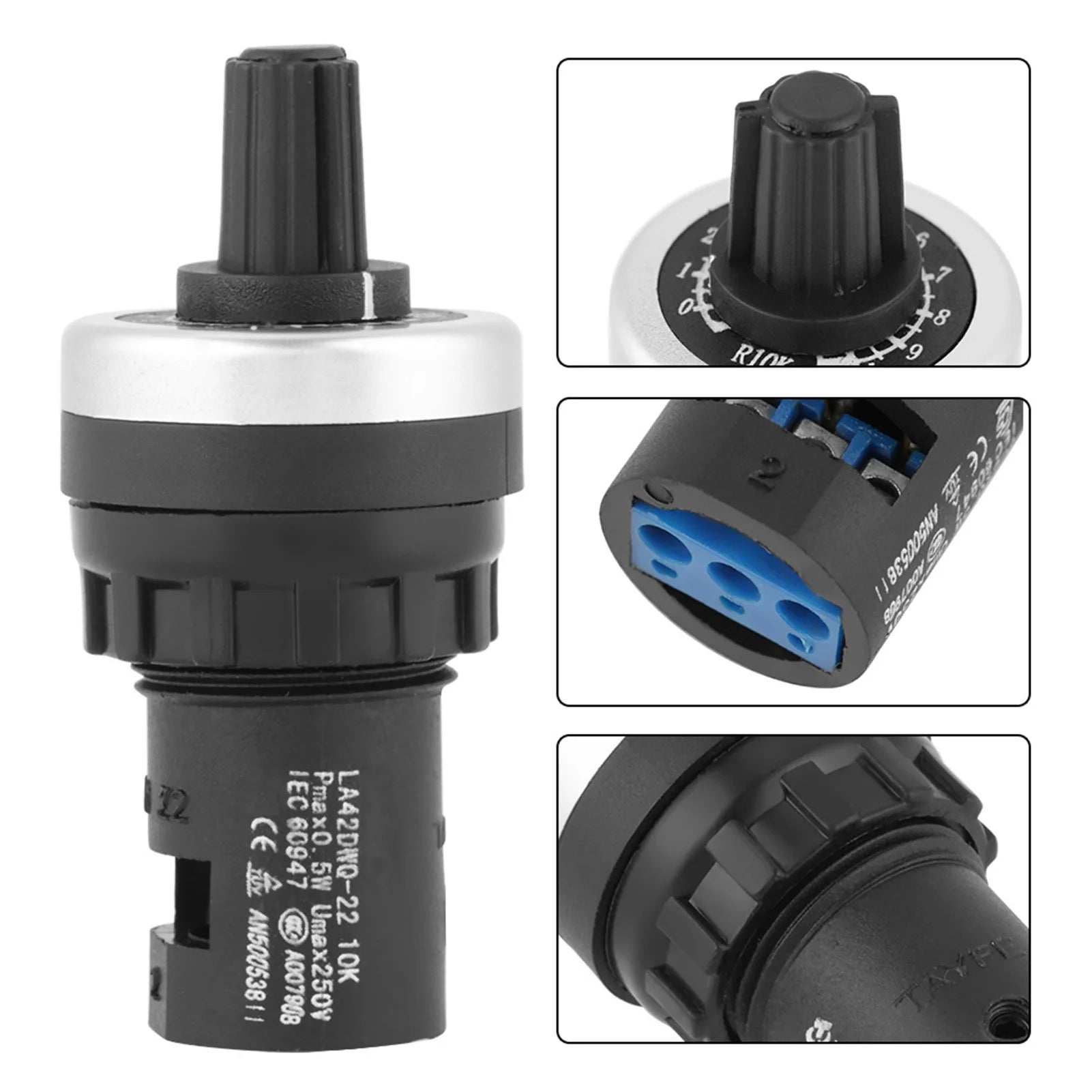 10k Potentiometer Panel Mount VSD VFD for Variable Speed Drive Invert VFD Potentiometer VSD Potentiometer 10k Potentiometer