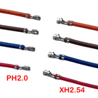 100pcs XH2.54 to PH2.0 PH to XH 2.54mm to 2.0mm 26/24/22Awg Terminal Crimped 10/20/30/50cm Electronic Terminal PVC Color Wire