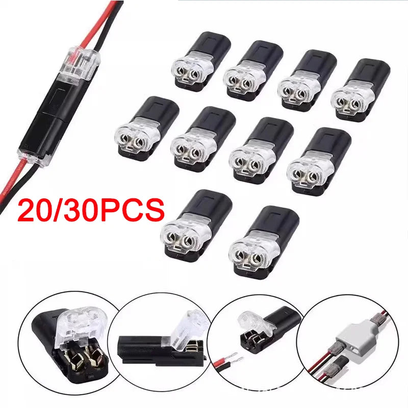 Waterproof Plug Wire Connector 2 Pin Way Cable Plug Car Electric Wire Snap Connectors Strip Terminal Connection Wholesale
