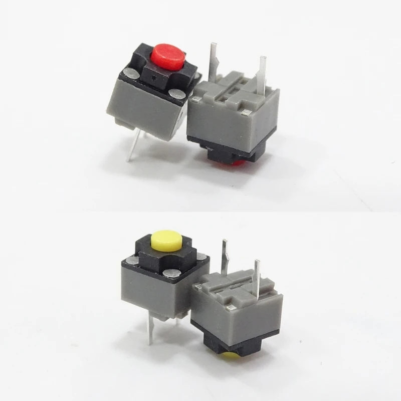 5PCS Kailh Mute Button 6x6x7.3mm Square Silent Switch Mouse Micro Switch Repair Parts Replace Rectangle Micro Switch