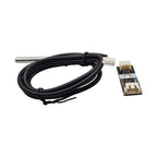 DS18B20 Temperature Sensor Module 304 Stainless Steel Waterproof Probe Waterproof Oil-proof Anti-interference GVS PH2.0 Interfac