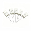 10PCS Vertical Cement Resistance SQM 5W 5% 0.01R 0.1 1 1.5 1.8 2 2.2 3 3.3 4.7 5.1 10 22 33 47 51ohm 100K 200K Ceramic resistor