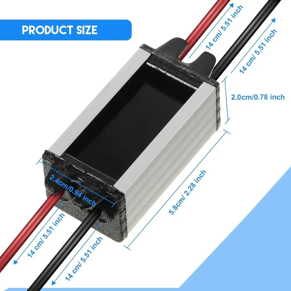 DC DC Buck Model Converter 24V to 12V 1A-5A  60W Converter Step Down 24V 12V 2A 24W Waterproof Module Waterproof Dustproof CE