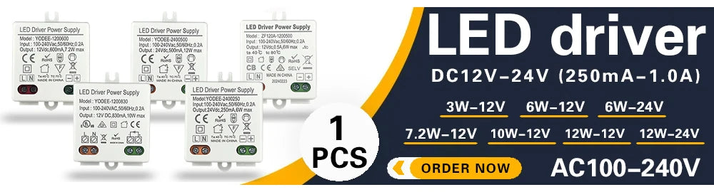 1PCS LED 3W 5W 7W 9W Light Beads 12W 15W 18W 24W 36W PCB Round SMD 2835 Light Beads For Diy Board Bulb Spotlight Lighting Chip