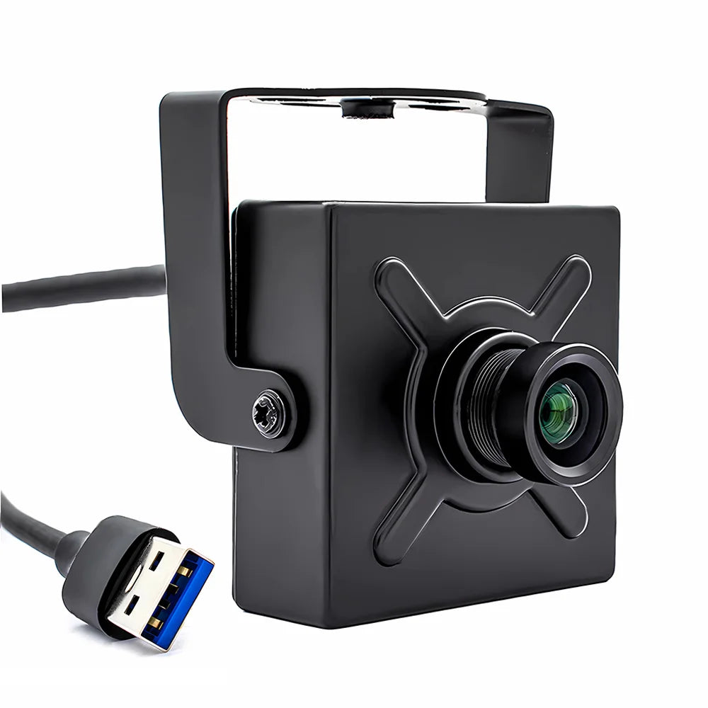 2.3MP 120FPS Global Shutter USB3.0 Camera Industrial Metal Box With No Distortion Lens Plug Play For High Frame Rate Video Live