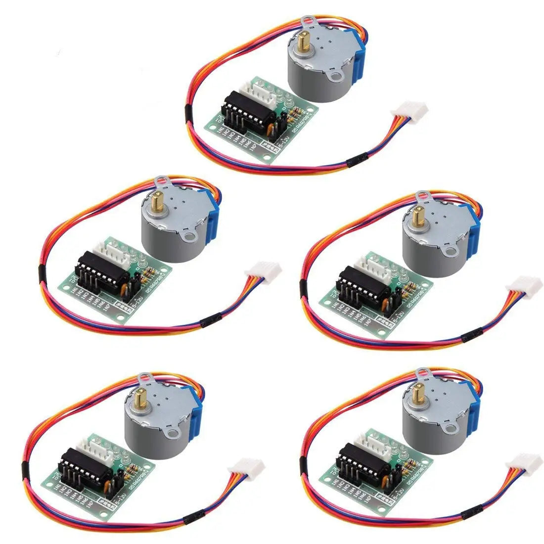 XB-10 Set 28BYJ-48 ULN2003 5V Stepper Motor + ULN2003 Driver Board Suitable For Driver Test Module DIY Kit