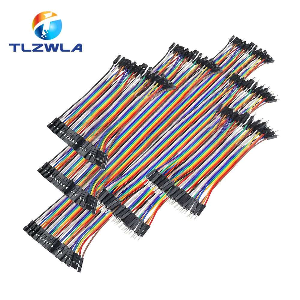 Dupont Line 10/20/30/40CM 40Pin Male to Male + Male to Female and Female to Female Jumper Wire Dupont Cable for Arduino DIY KIT