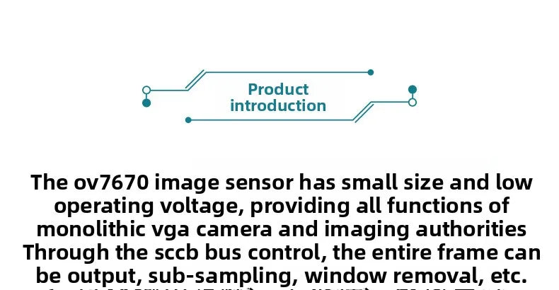 OV7670 Camera Module Kit with STM32 Driver for MCU Electronic Learning Integrated Board