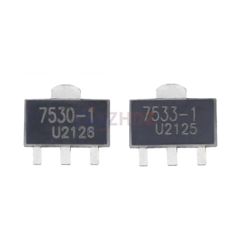50PCS HT7330-A 7333 7336 7350-A 7530-1 7533-1 7536 7550 SOT-89 3V 3.3V 3.6V 5V 250mA 30V SMD LDO Regulator IC Transistors
