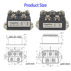 Three Phase MDS 100A 150A 160A 200A 250A Three Phase Rectifier Bridge Module 1600V Induction Cooker