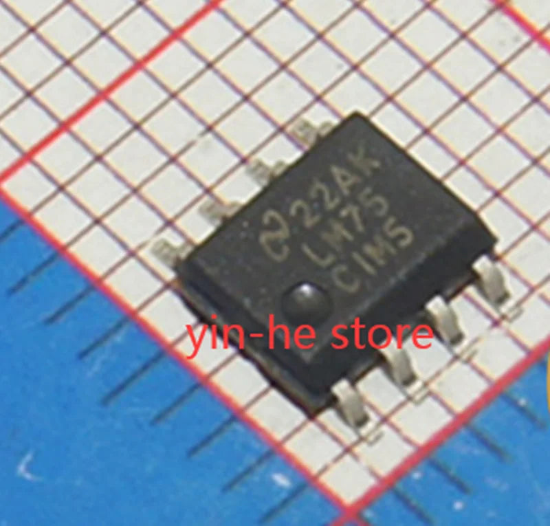 10PCS LM75CIMX-5  LM75 SOP8  original authentic I2C digital temperature sensor LM75CIMX-5