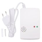 Gas Leak Detector Combustible Propane Butane Methane Leak Warning Combustible Gas Alarm Sensor For Home Security EU Plug-Y41A