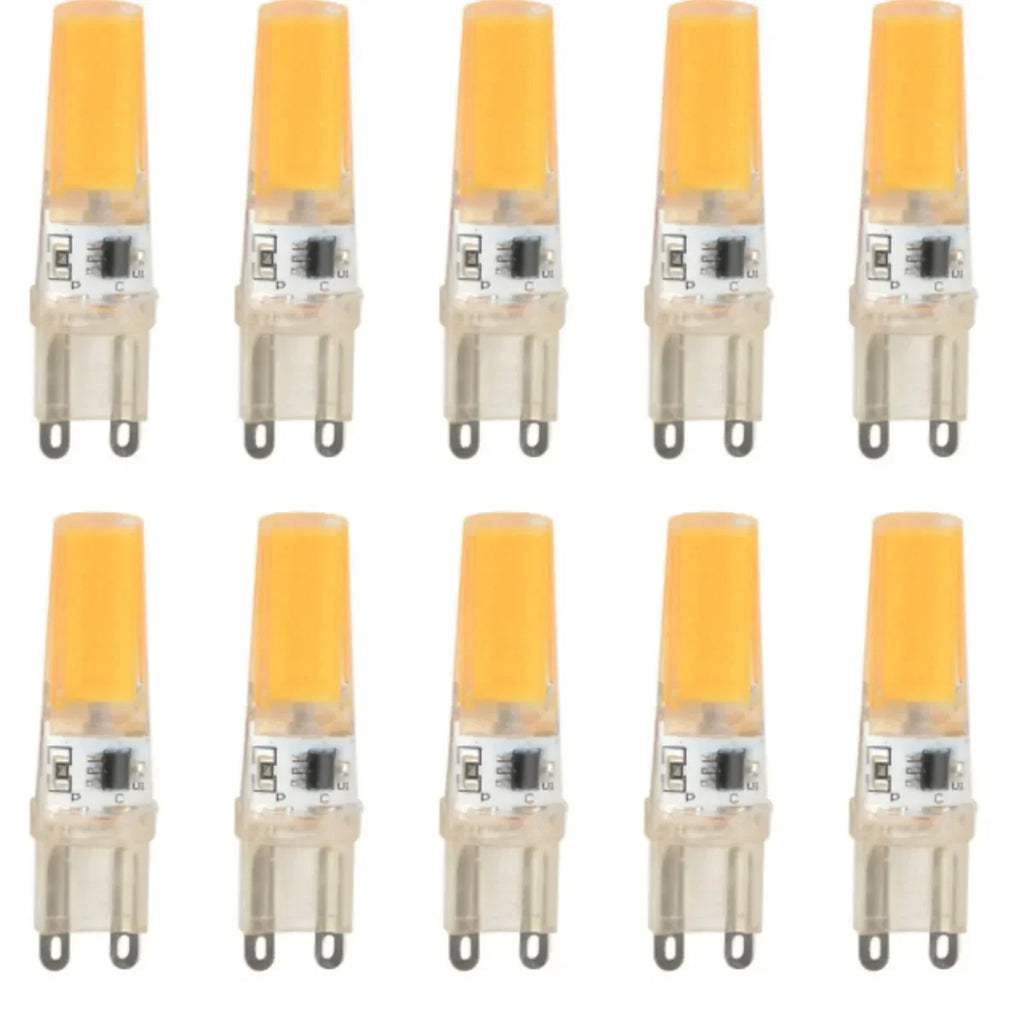 6-20PCS Dimmable G9 COB LED Bulb 9W AC220V Chandelier Spot Light Upgrade Halogen 75W Energy Saving Home Decor