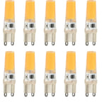 6-20PCS Dimmable G9 COB LED Bulb 9W AC220V Chandelier Spot Light Upgrade Halogen 75W Energy Saving Home Decor