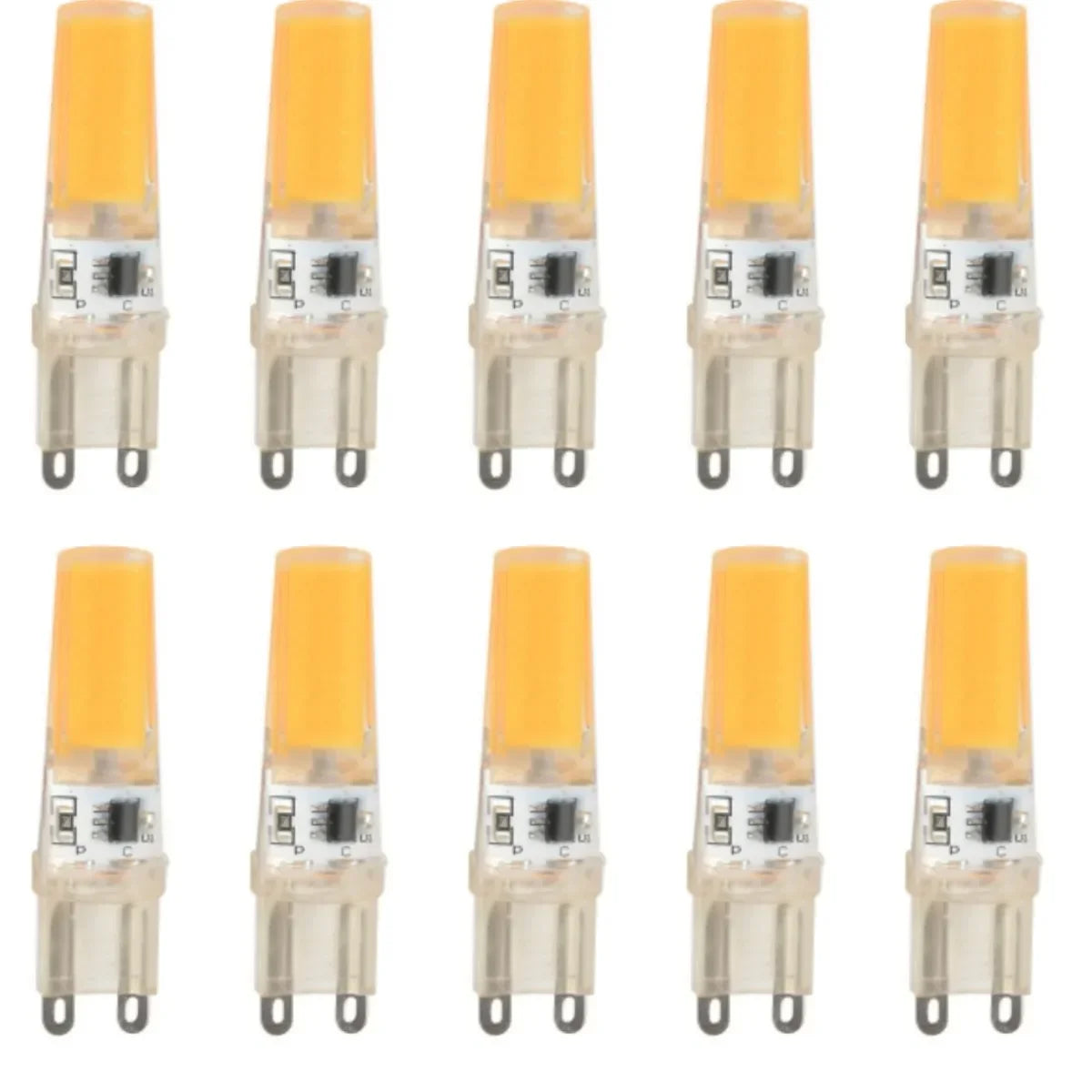 6-20PCS Dimmable G9 COB LED Bulb 9W AC220V Chandelier Spot Light Upgrade Halogen 75W Energy Saving Home Decor