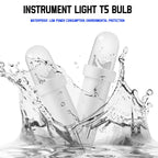10pcs T5 B8.5d LED Car Interior Lights Instrument Panels Bulbs Low Power 5050 SMD Automobile Dashboard Switch Lamp 12V Luces