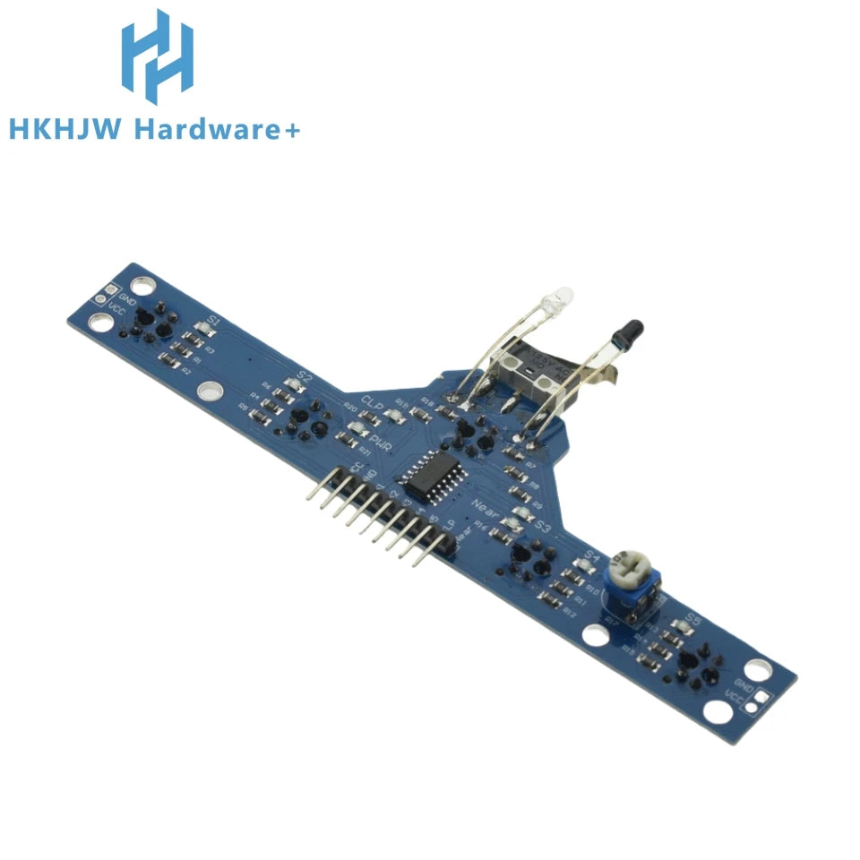 Infrared Tracing Sensor Module Five-way Tracing Obstacle Avoidance Patrol Line Tracing Module 5 Functions High Sensitivity