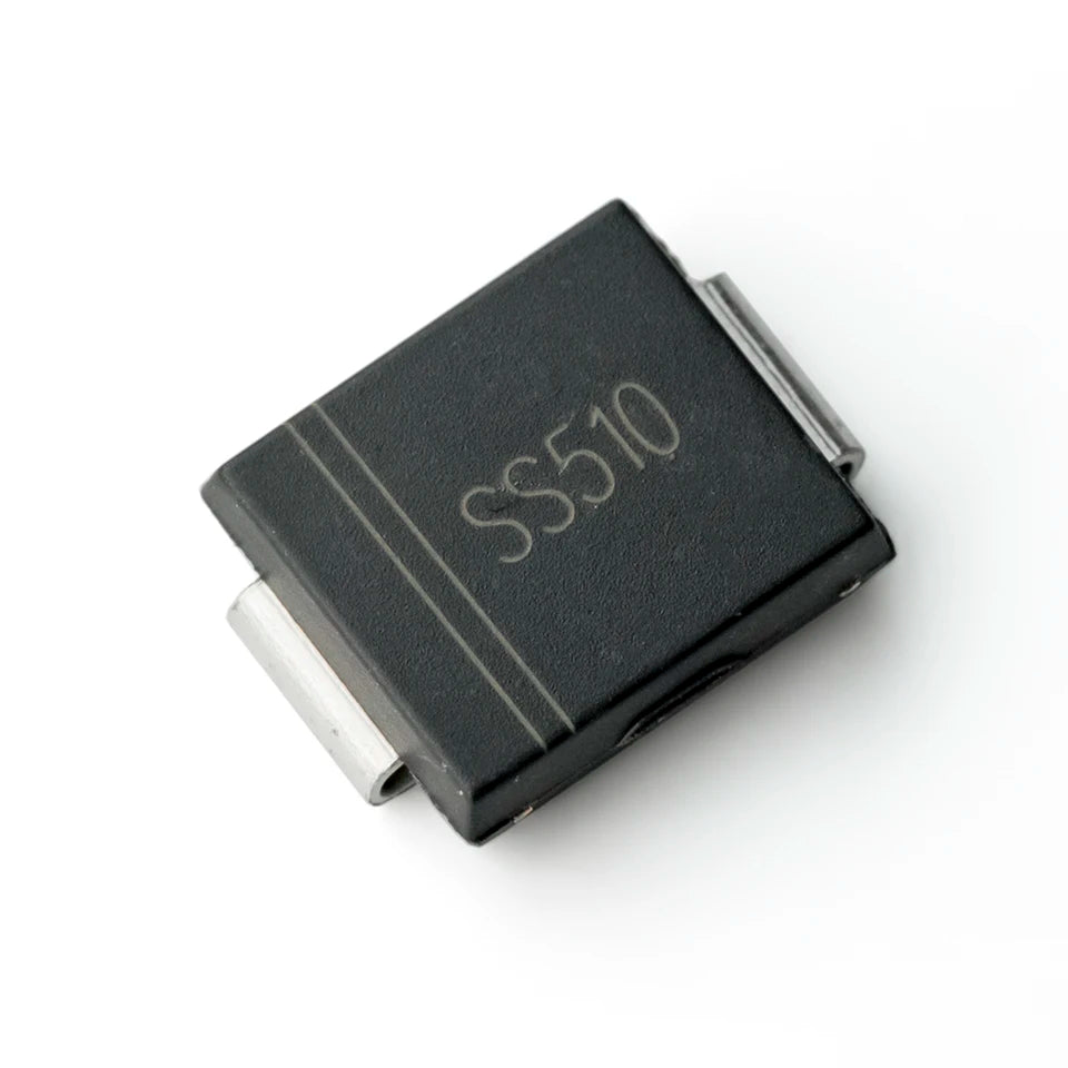 20pcs/lot 5A 100V Chip Schottky Diode SS510 SS510F SS510B SS510C SMA SMAF SMB SMC DO-241AA DO-214AC DO-214AB New original