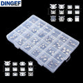 120Pcs Micro USB Connector Kit 24 Models Female Mini Usb Soldering Connectors Diy For MP3/4/5 Samsung Huawei SMD DIP Socket Kit