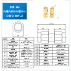 1-10Pcs Javino SMA to SMA male female RP SMA to SMA male RPSMA Connector RF adapter SMA-J adapter SMA-K