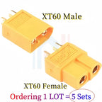 XT60 XT-60 Male/Female Bullet Connectors Cable Plugs With Silicon 12AWG Wire For RC Lipo Battery Quadcopter Multicopter